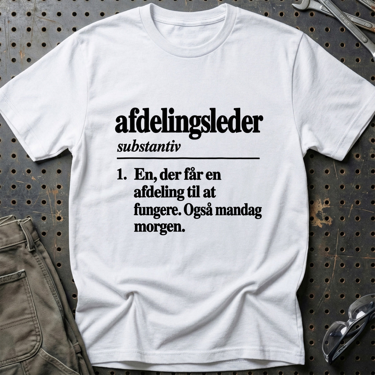 
Afdelingsleder – Definition T-Shirt – Hvid