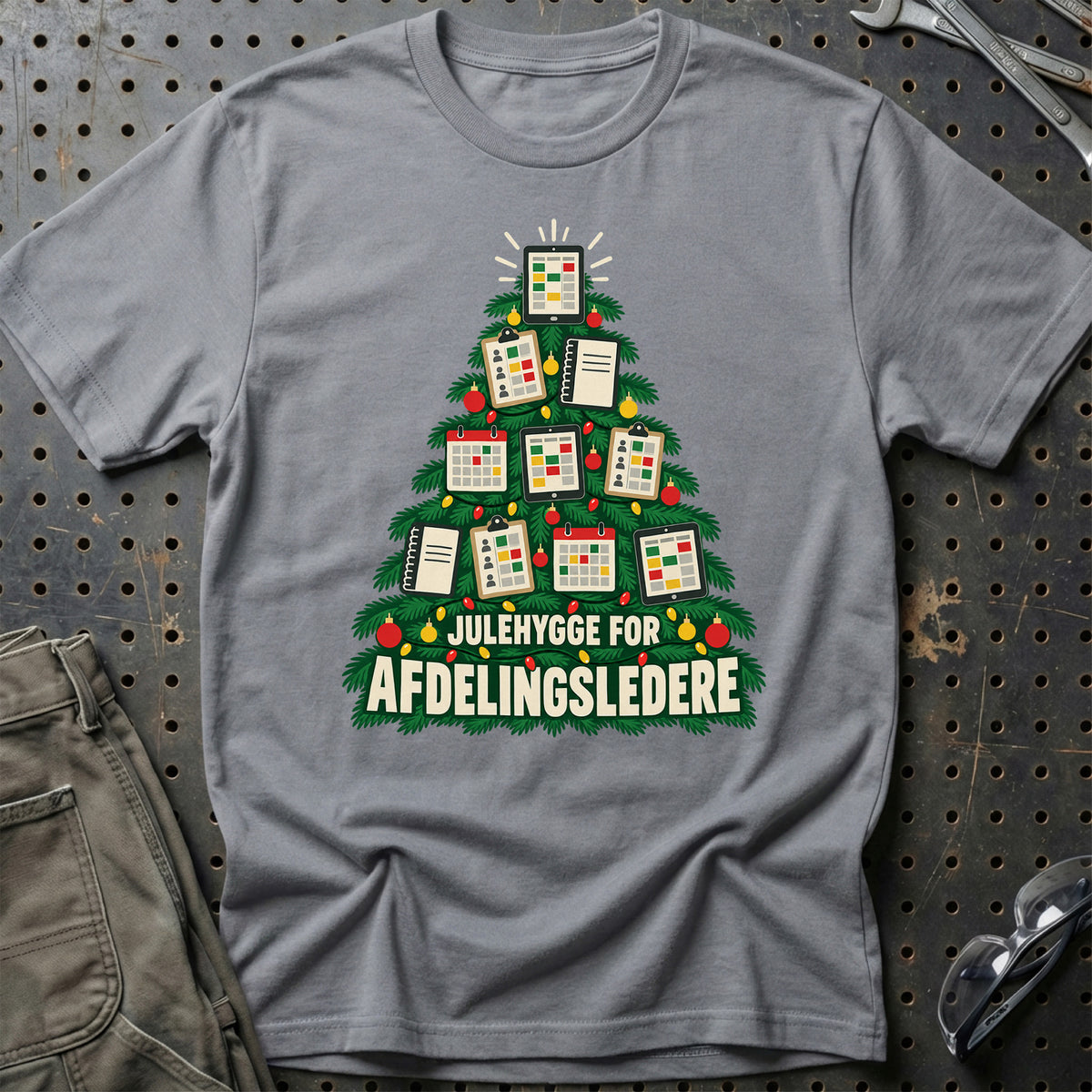 
Afdelingsleder – Julehygge – Unisex T-Shirt – Grå Sport