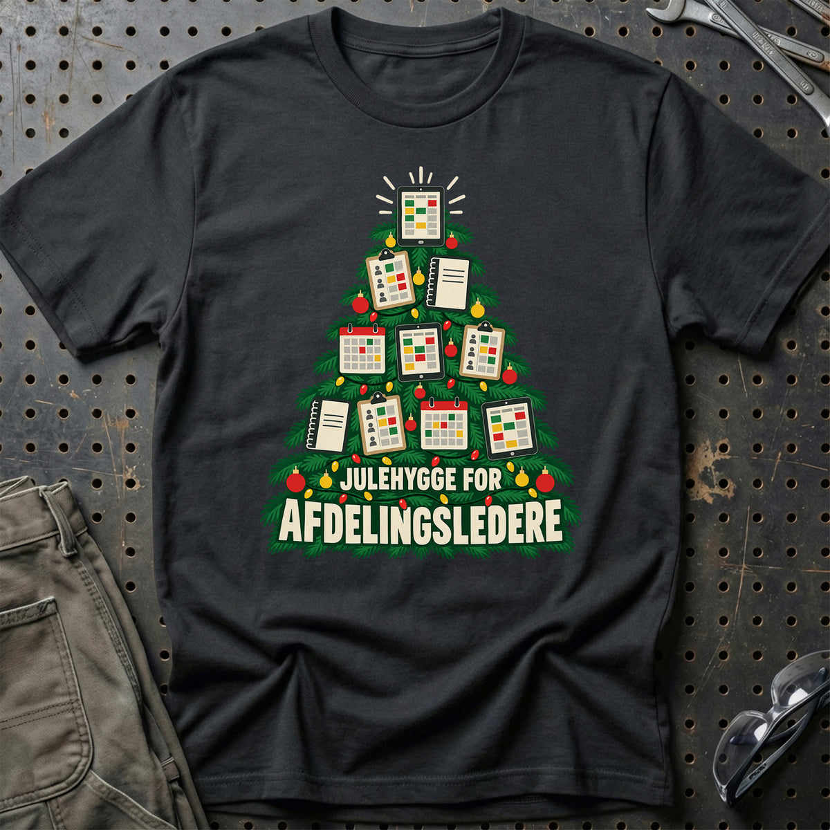 
Afdelingsleder – Julehygge – Unisex T-Shirt – Sort