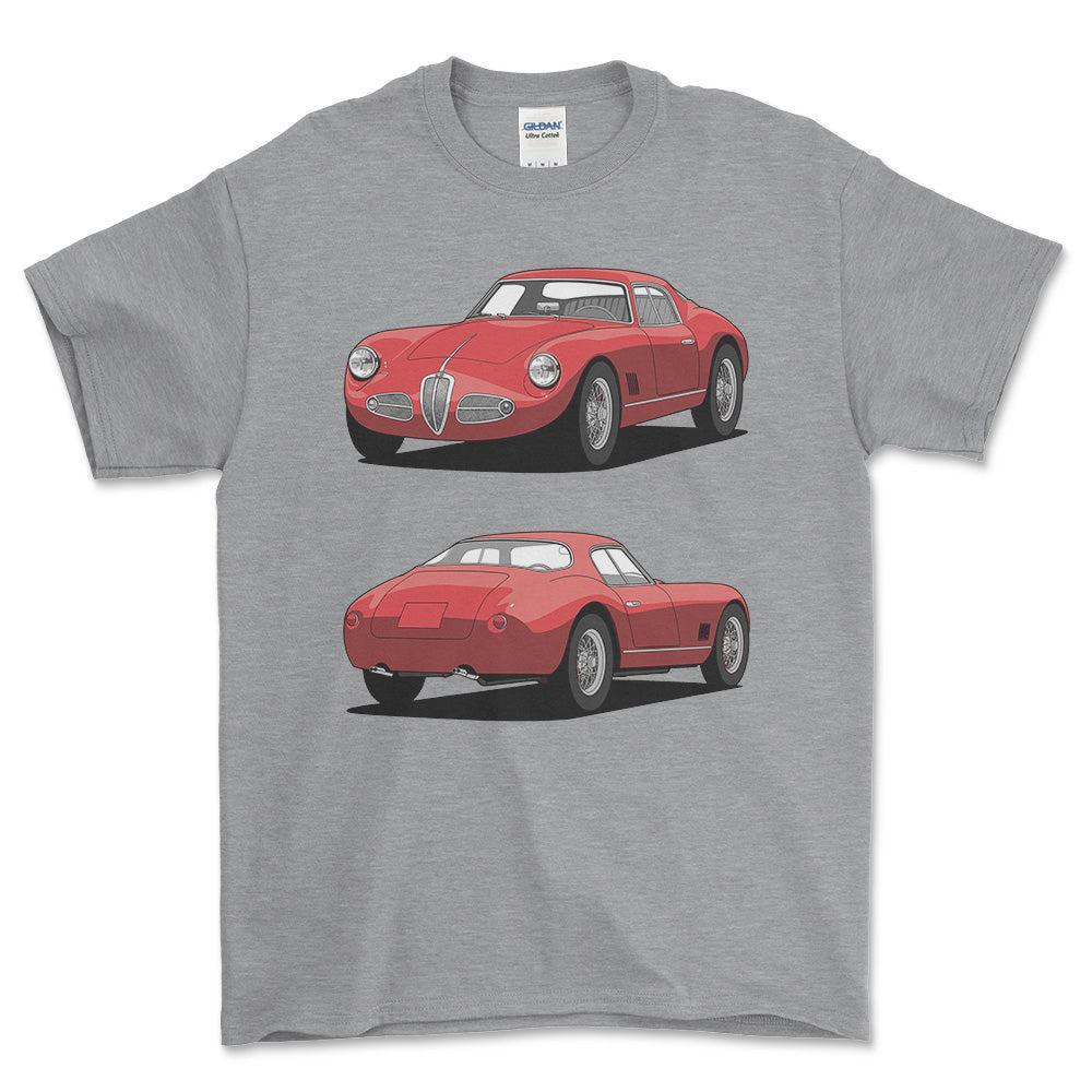 Alfa Romeo 1900 Speciale 1958 T-Shirt-Beklædning-Alfa Romeo-Grå Sport-S-Garage Culture Shop- garage - man cave - merchandise