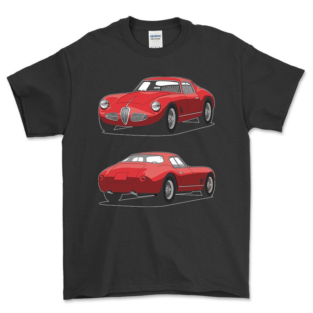 Alfa Romeo 1900 Speciale 1958 - Unisex T-Shirt-Beklædning-Alfa Romeo-Sort-S-Garage Culture Shop- garage - man cave - merchandise