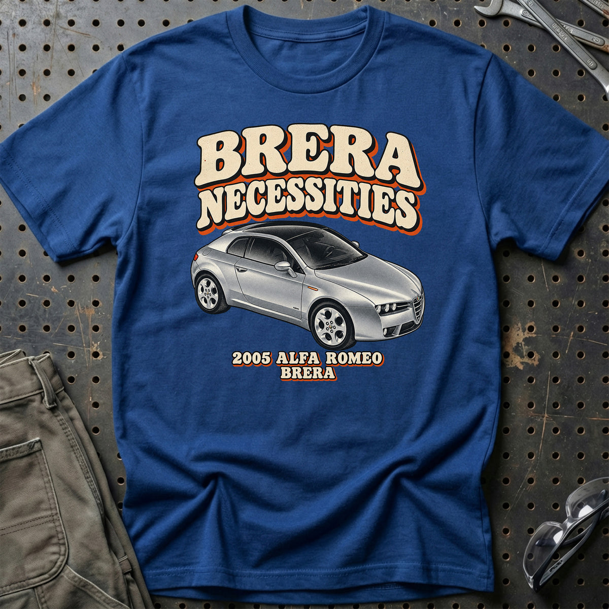 
Alfa Romeo Brera 2005 – Brera Necessities T-Shirt – Blå Royal