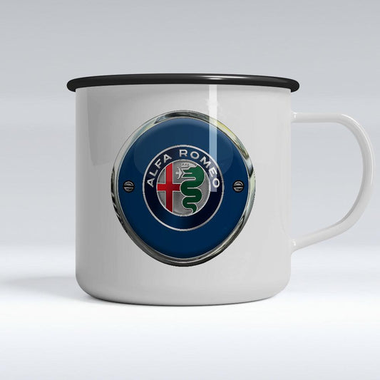 Alfa Romeo Emaljekrus-Krus-Alfa Romeo-Garage Culture Shop- garage - man cave - merchandise