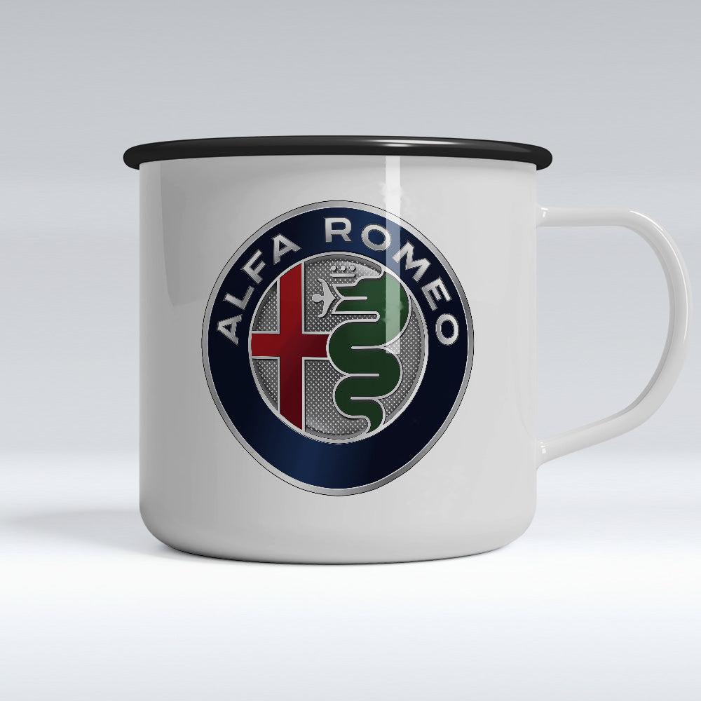 Alfa Romeo Emaljekrus-Krus-Alfa Romeo-Garage Culture Shop- garage - man cave - merchandise