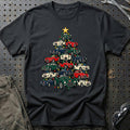 
Allard Juletræ Christmas Tree Unisex T-Shirt – Sort – print foran