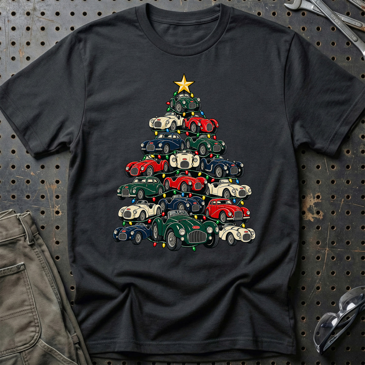 
Allard Juletræ Christmas Tree Unisex T-Shirt – Sort – print foran