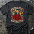 
Alle ledninger var røde – Det blev spændende – Unisex T-Shirt – Sort