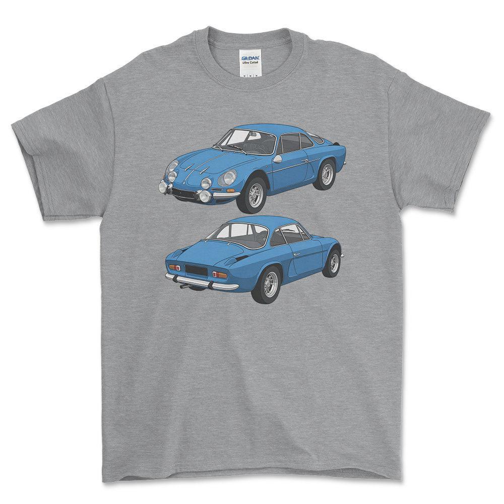 Alpine A110 1600S 1970 - Unisex T-Shirt-Beklædning-Alpine-Grå Sport-S-Garage Culture Shop- garage - man cave - merchandise