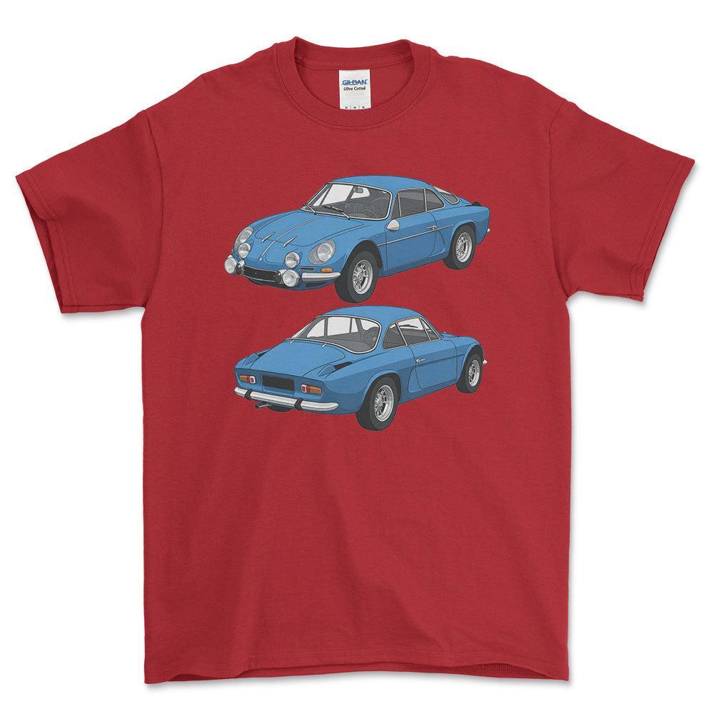 Alpine A110 1600S 1970 - Unisex T-Shirt-Beklædning-Alpine-Rød-S-Garage Culture Shop- garage - man cave - merchandise
