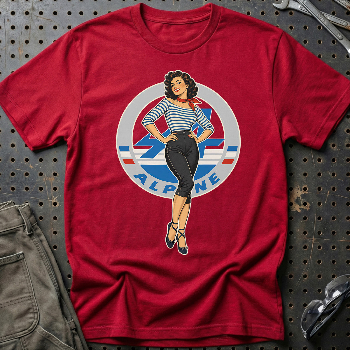 
Produktbillede af Alpine Retro Pinup T-Shirt