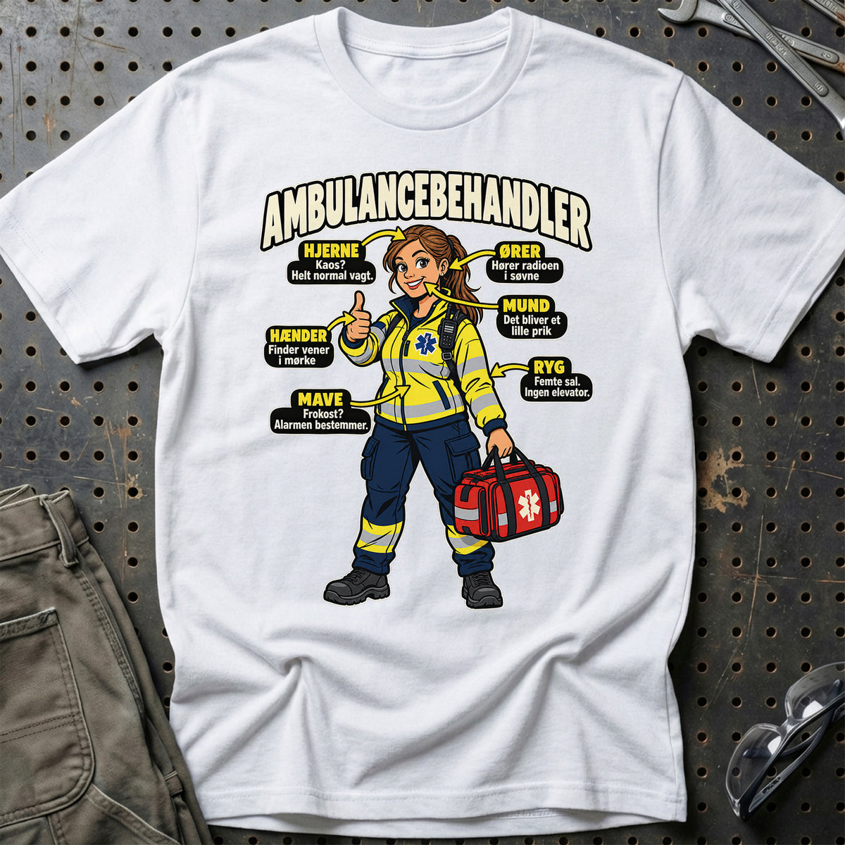 
Produktbillede af Ambulancebehandler – Anatomi T-Shirt