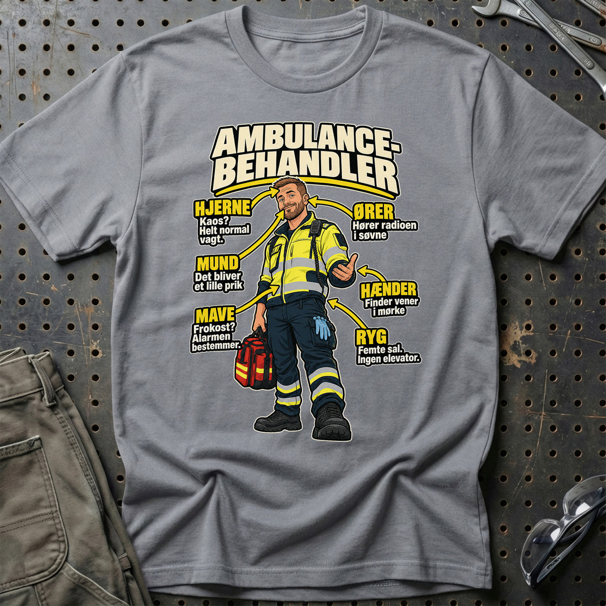 
Produktbillede af Ambulancebehandler – Anatomi T-Shirt