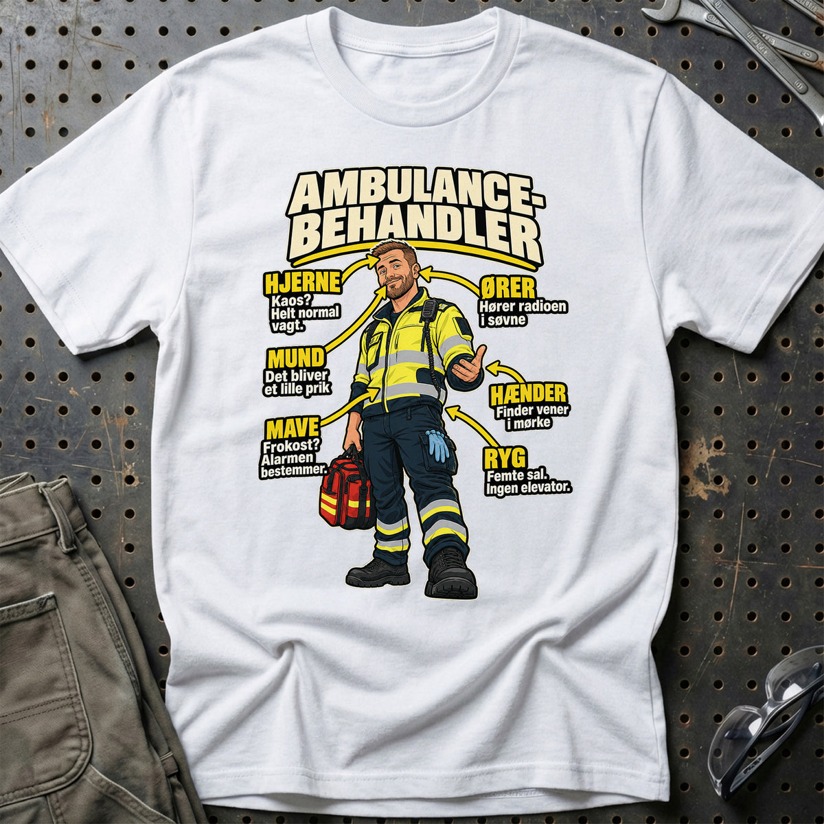 
Produktbillede af Ambulancebehandler – Anatomi T-Shirt