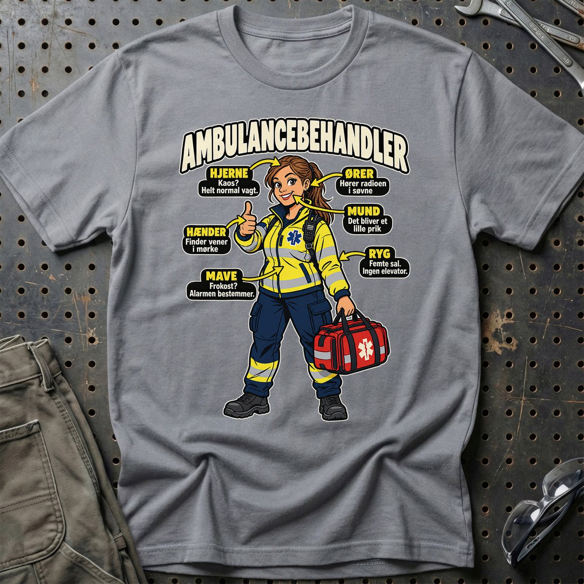 
Produktbillede af Ambulancebehandler – Anatomi T-Shirt