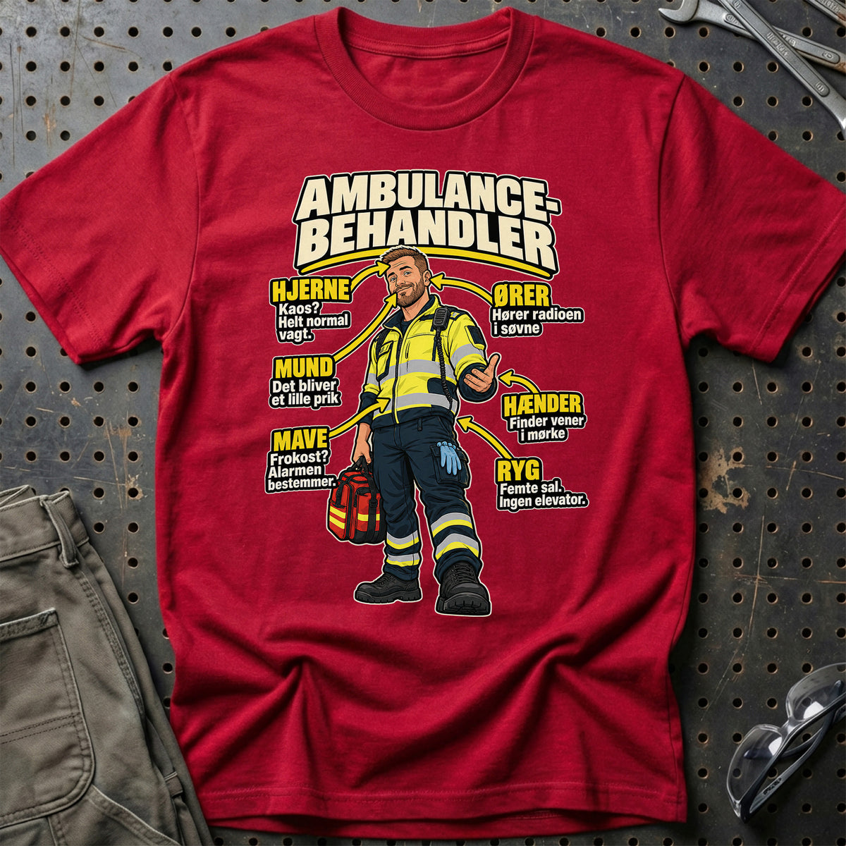 
Produktbillede af Ambulancebehandler – Anatomi T-Shirt