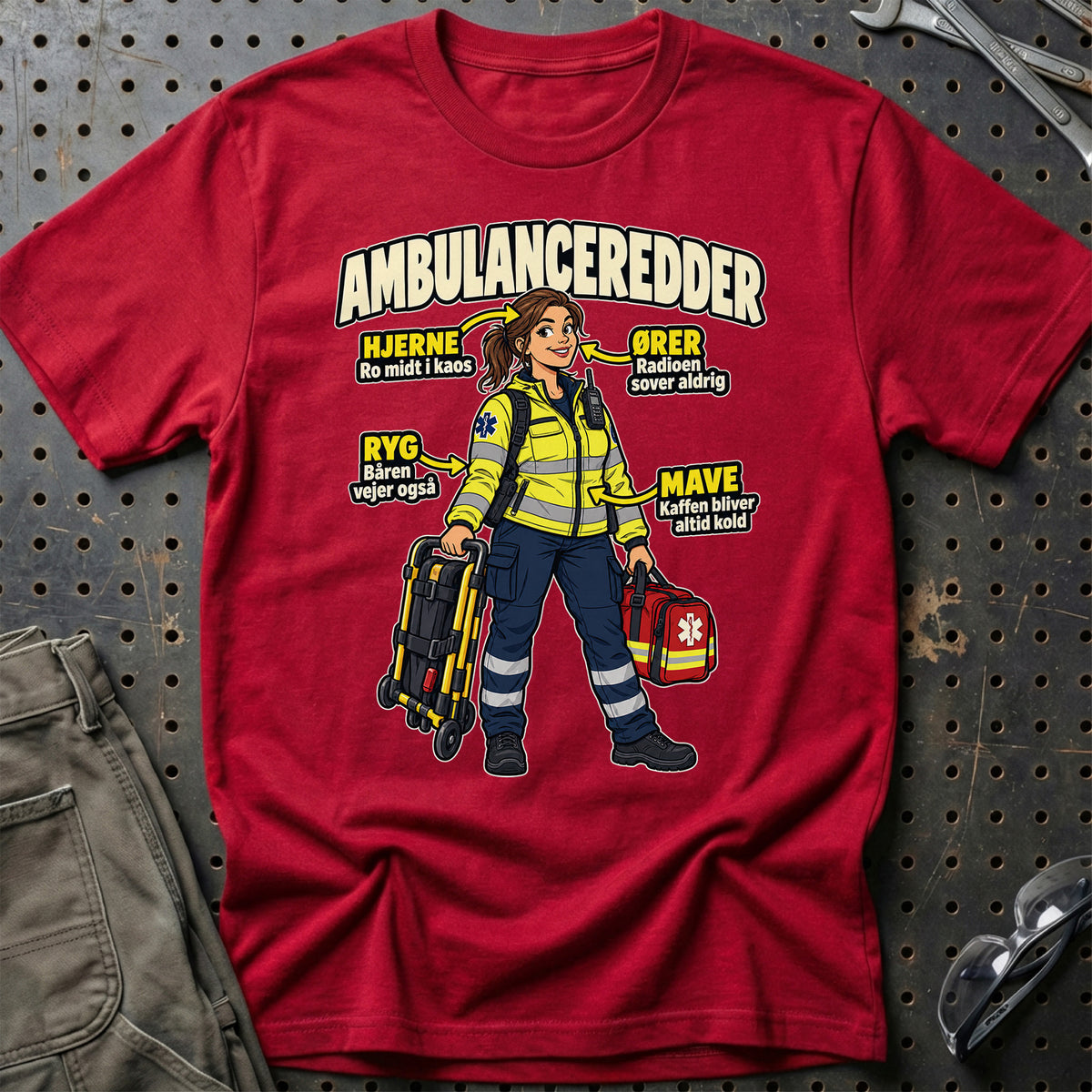 
Produktbillede af Ambulanceredder – Anatomi T-Shirt