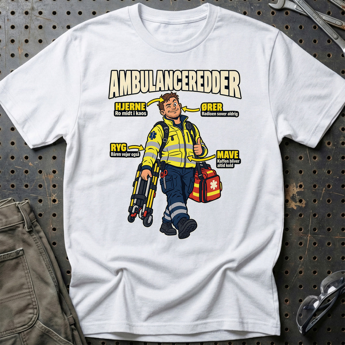 
Produktbillede af Ambulanceredder – Anatomi T-Shirt