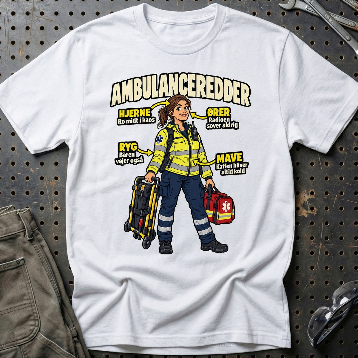 
Produktbillede af Ambulanceredder – Anatomi T-Shirt