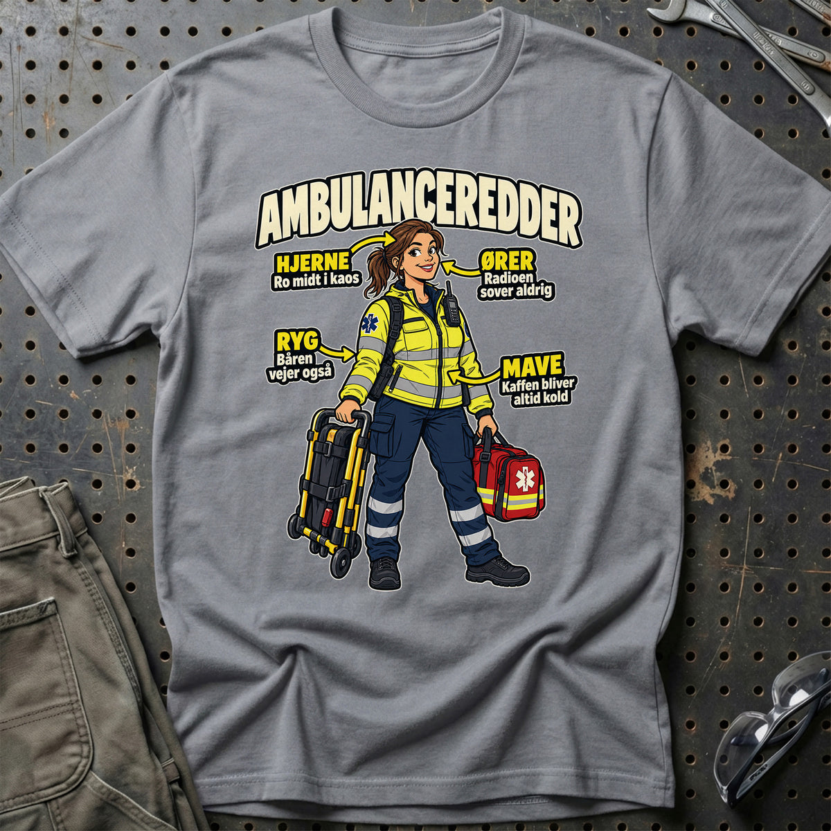 
Produktbillede af Ambulanceredder – Anatomi T-Shirt