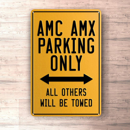 Amc AMX Parking Only Skilte, Musemåtte, Dørmåtte , Plakat-Parking skilte-AMC-Garage Culture Shop- garage - man cave - merchandise