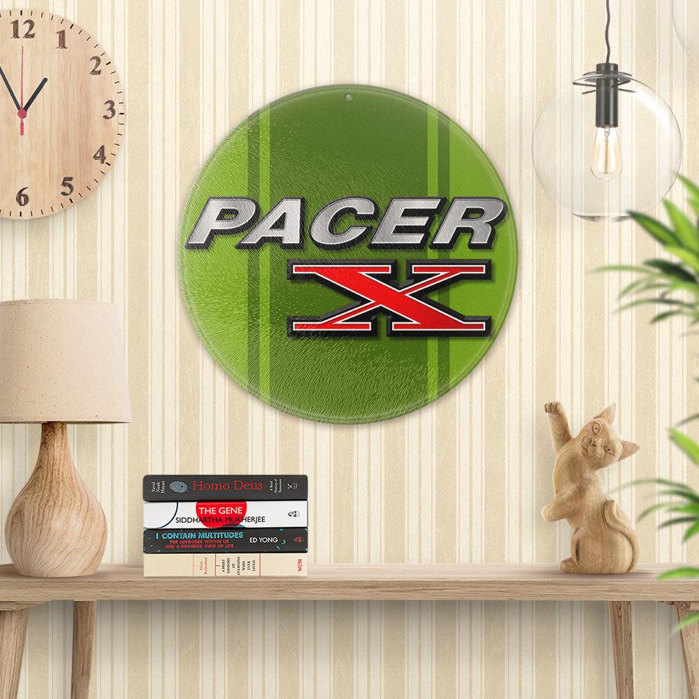 Amc Pacer X 1975 - 1980 Runde Skilte , Musemåtte Rundt , Kop Underlag, Underlagssæt-Runde Skilte-AMC-Garage Culture Shop- garage - man cave - merchandise