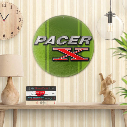 Amc Pacer X 1975 - 1980 Runde Skilte , Musemåtte Rundt , Kop Underlag, Underlagssæt-Runde Skilte-AMC-Garage Culture Shop- garage - man cave - merchandise