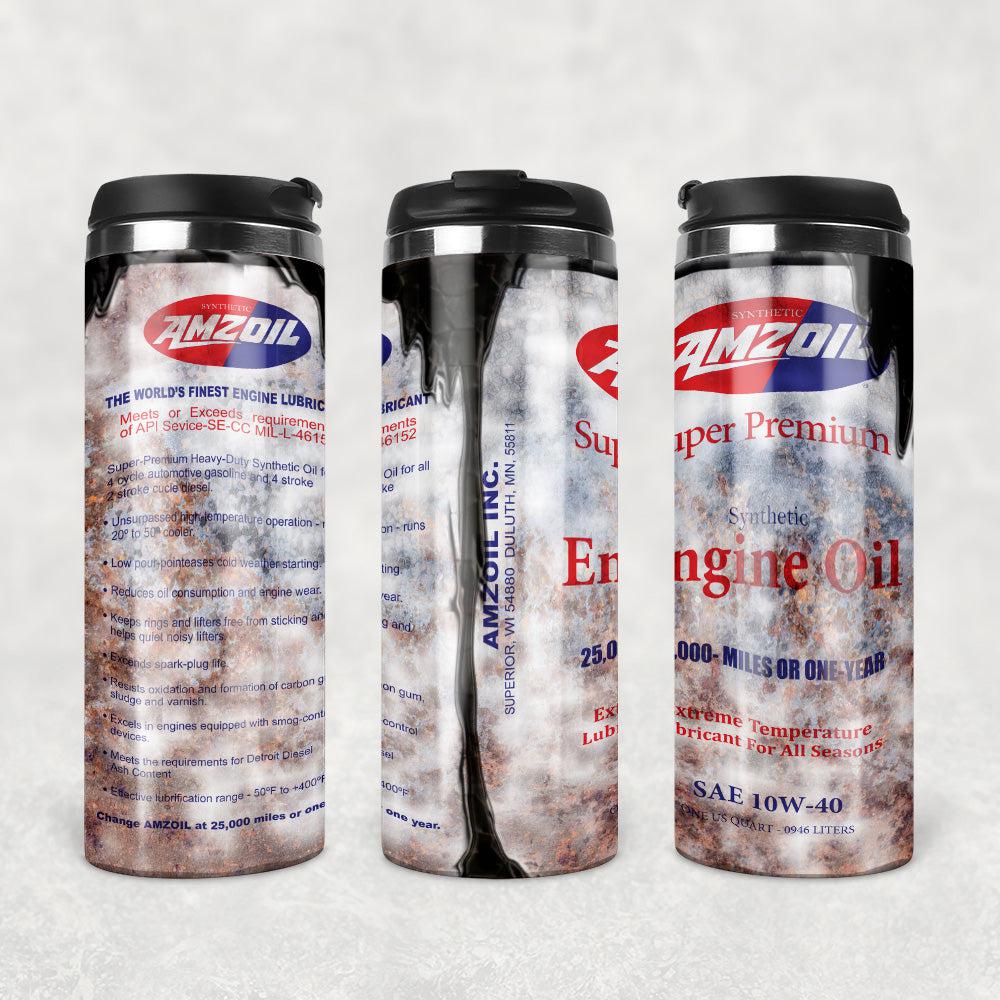 Amsoil Motor Oil Termokrus Tumbler Rustfrit Stål-Krus-Motorolie-Garage Culture Shop- garage - man cave - merchandise