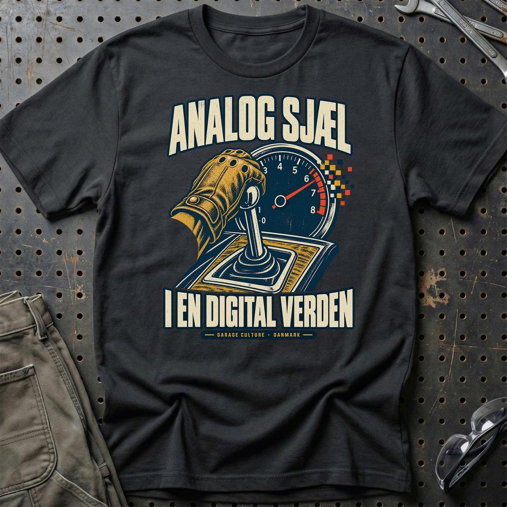 
Produktbillede af Analog Sjæl I En Digital Verden T-Shirt