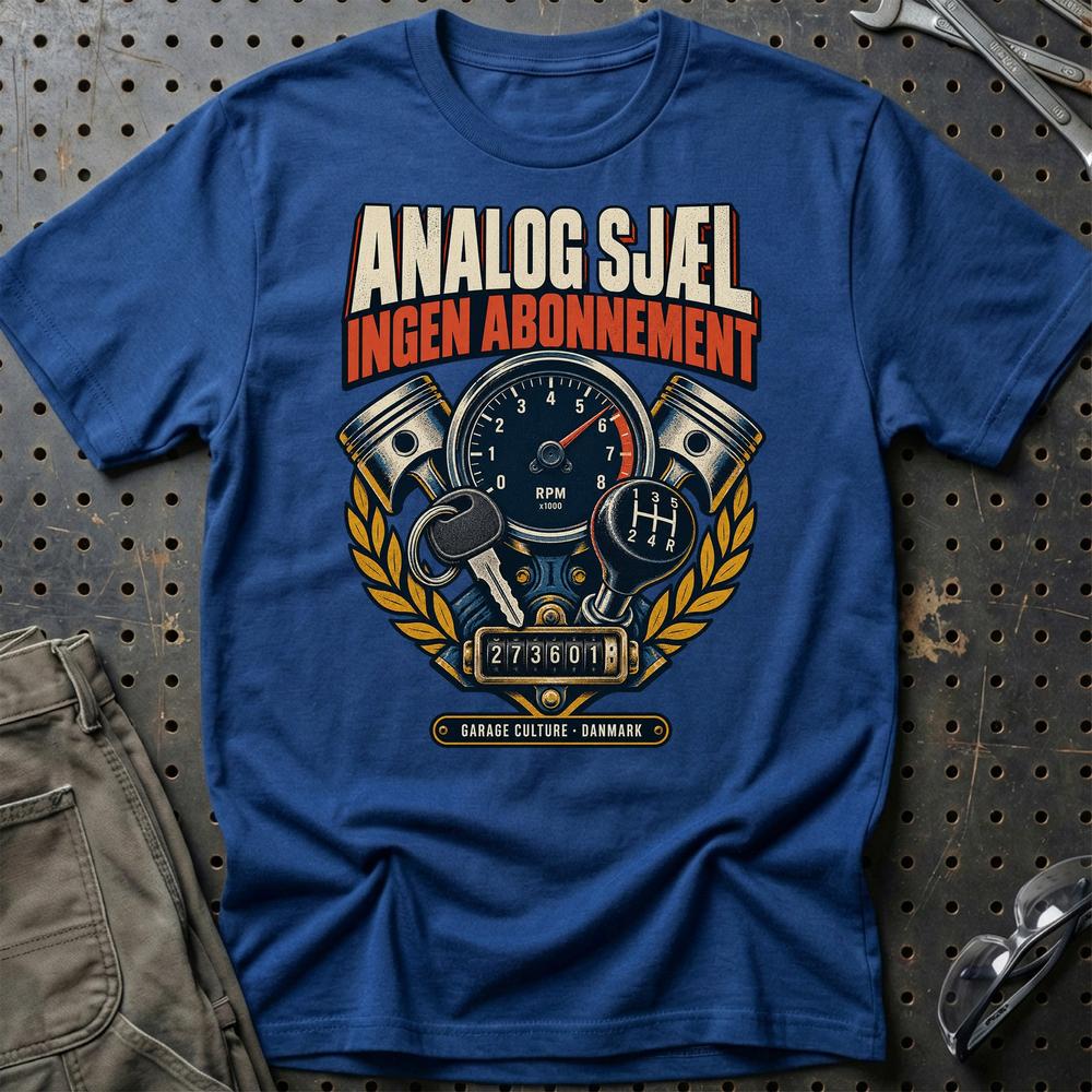 
Produktbillede af Analog Sjæl – Intet Abonnement T-Shirt