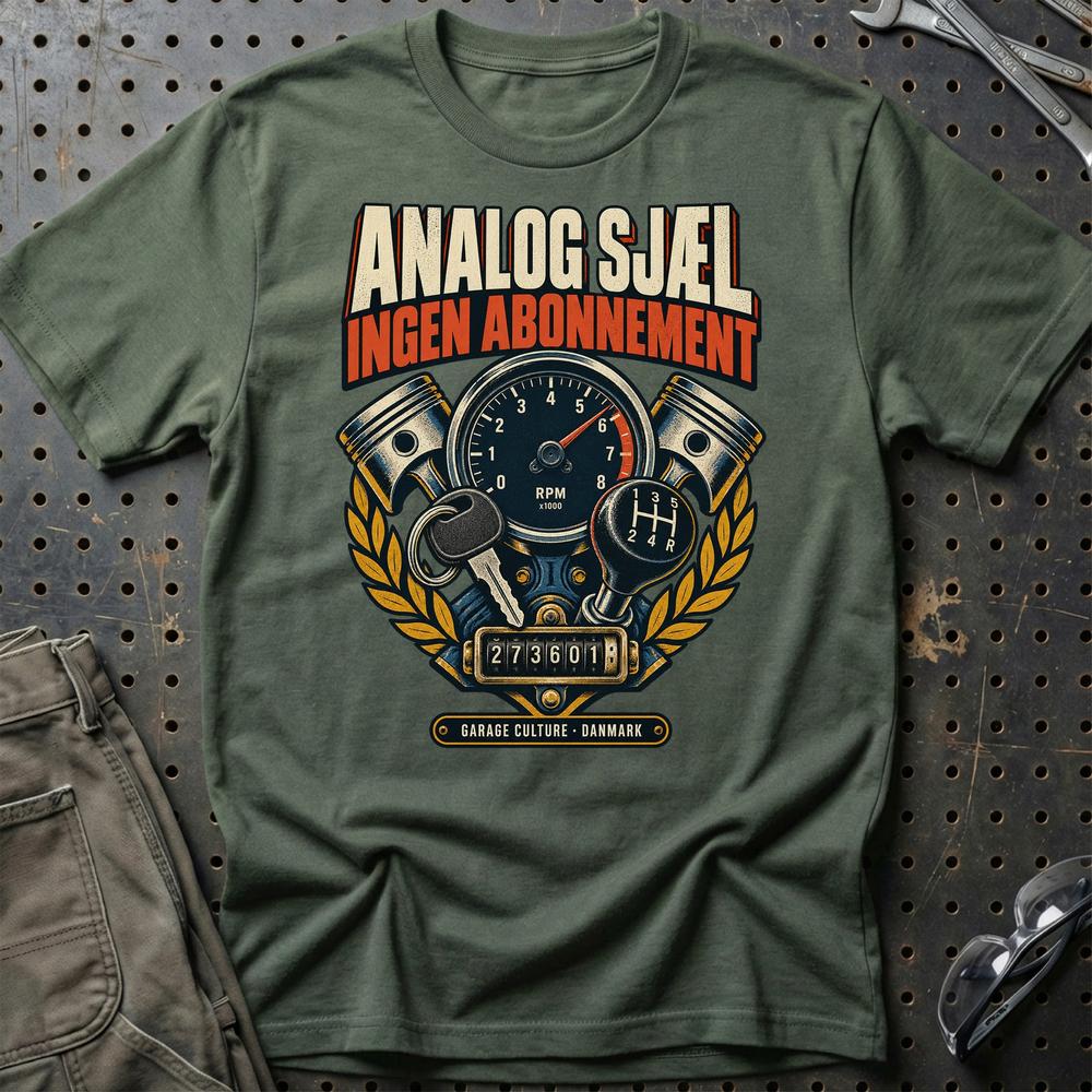 
Produktbillede af Analog Sjæl – Intet Abonnement T-Shirt