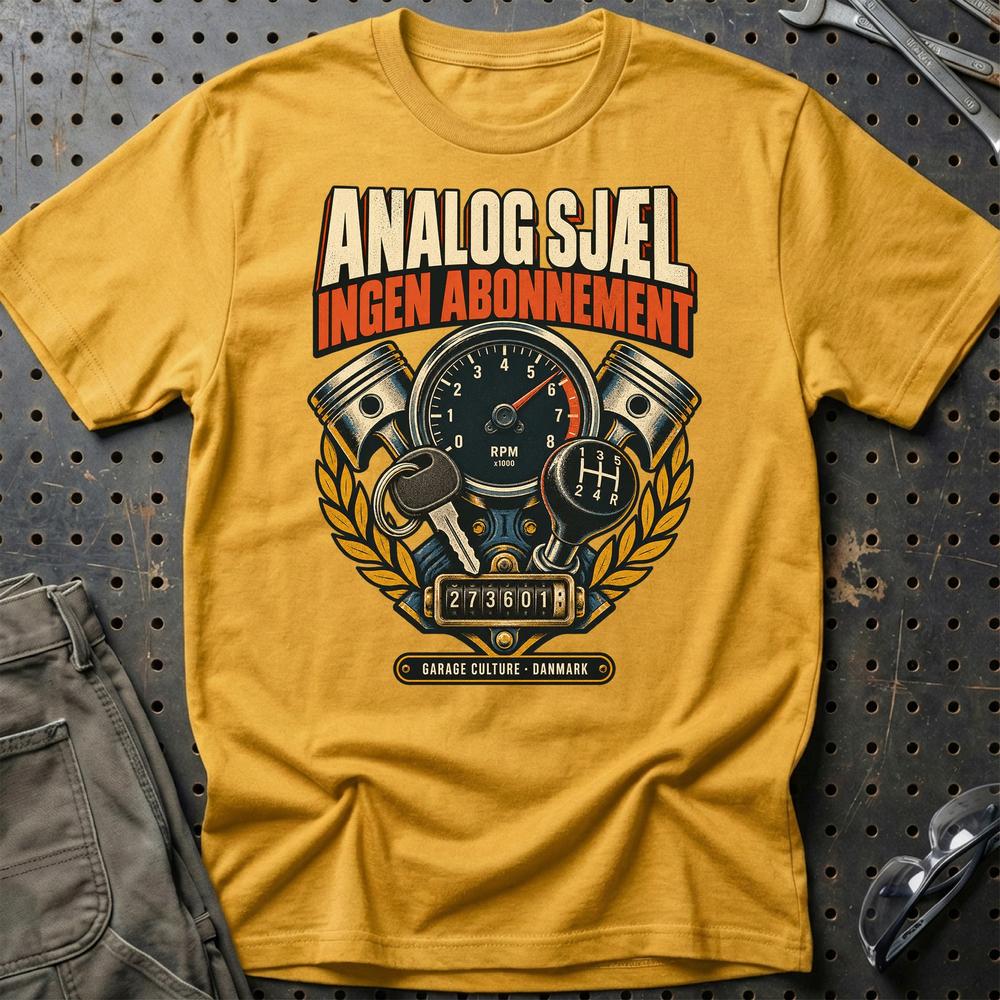 
Produktbillede af Analog Sjæl – Intet Abonnement T-Shirt