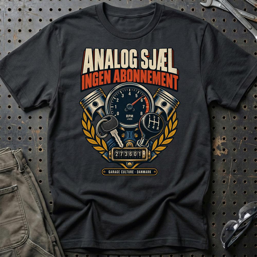 
Produktbillede af Analog Sjæl – Intet Abonnement T-Shirt