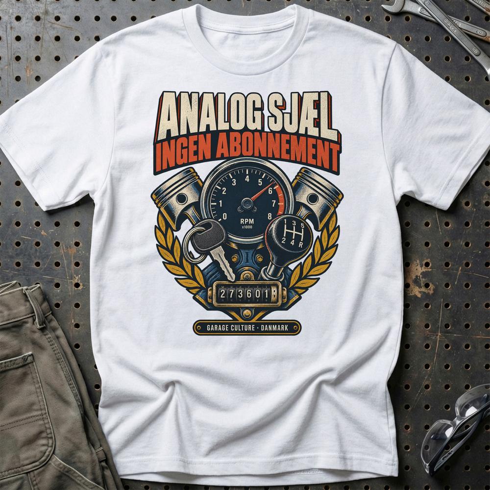
Produktbillede af Analog Sjæl – Intet Abonnement T-Shirt