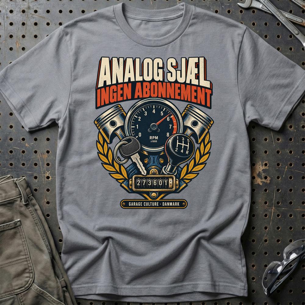
Produktbillede af Analog Sjæl – Intet Abonnement T-Shirt