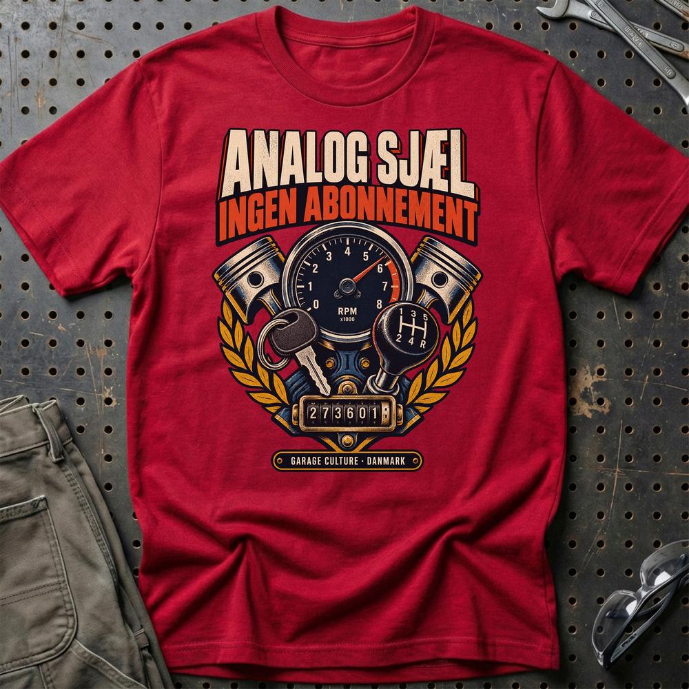 
Produktbillede af Analog Sjæl – Intet Abonnement T-Shirt