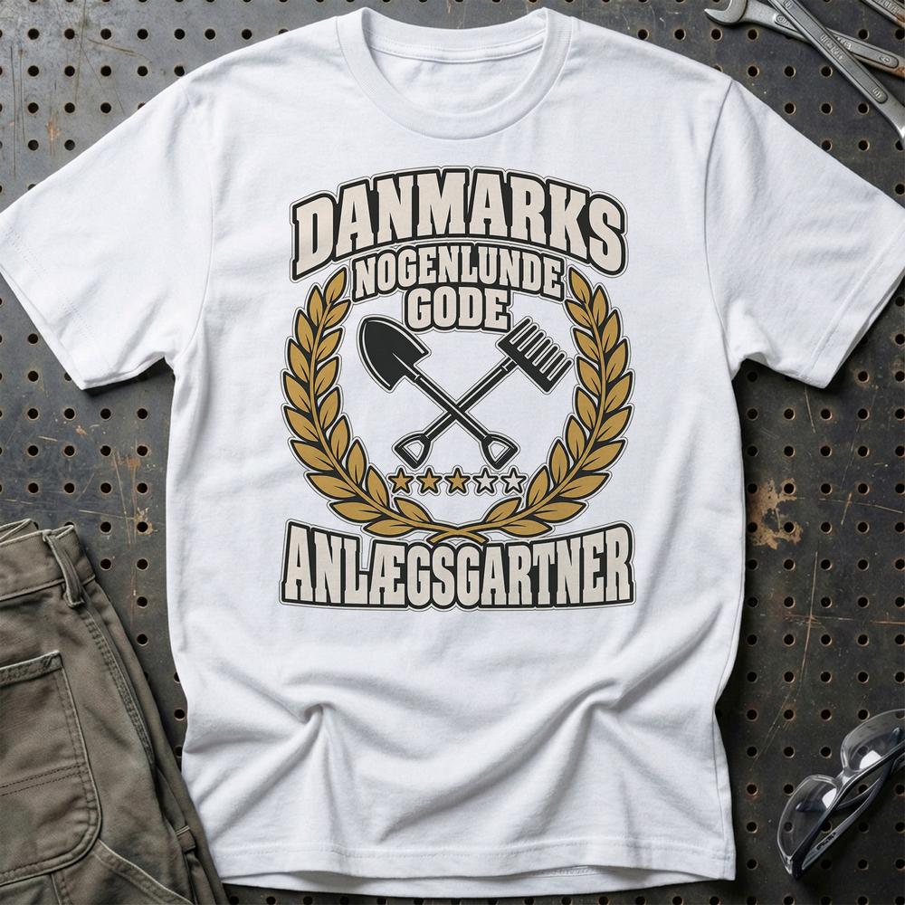 
Produktbillede af Anlægsgartner – Danmarks Nogenlunde Gode T-Shirt