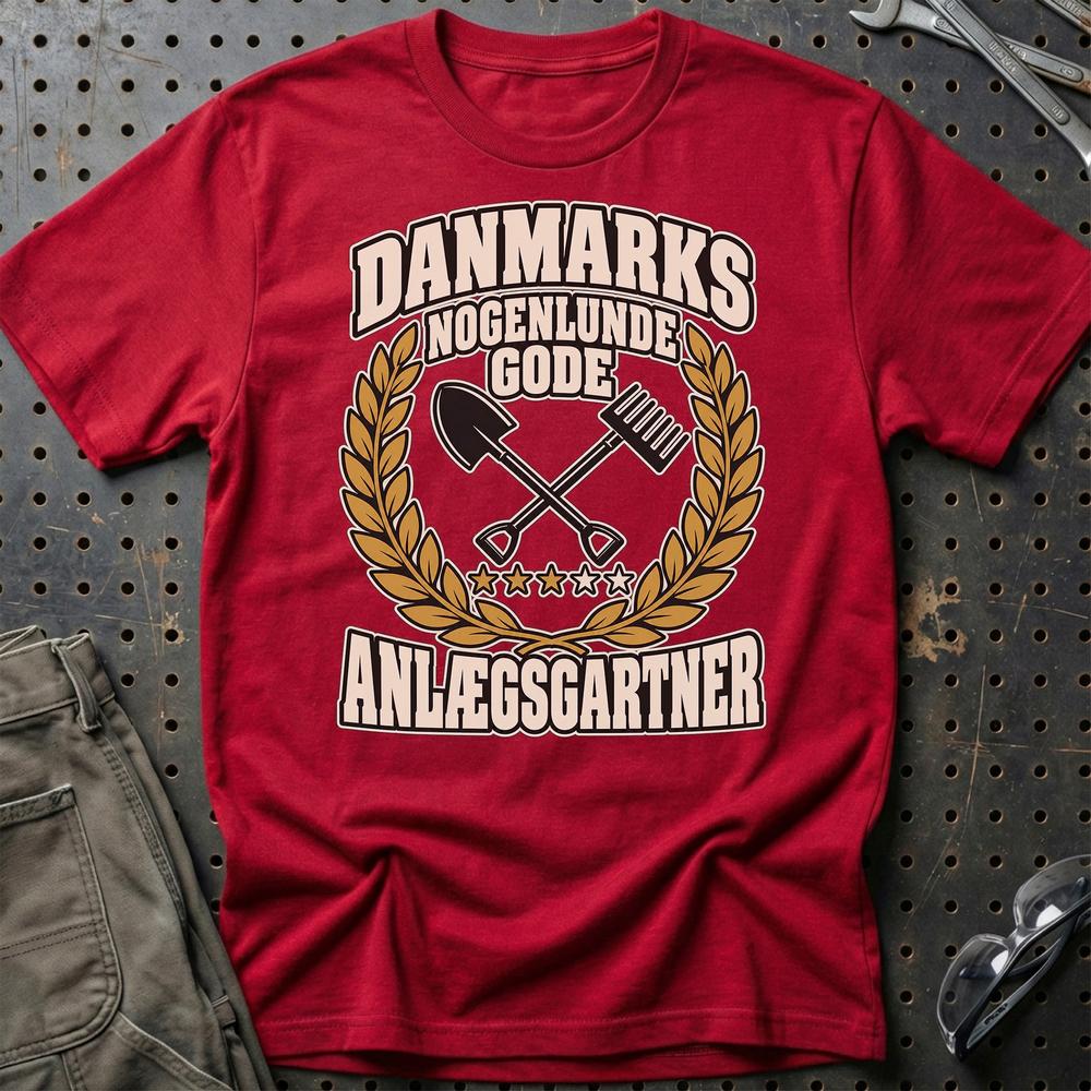 
Produktbillede af Anlægsgartner – Danmarks Nogenlunde Gode T-Shirt