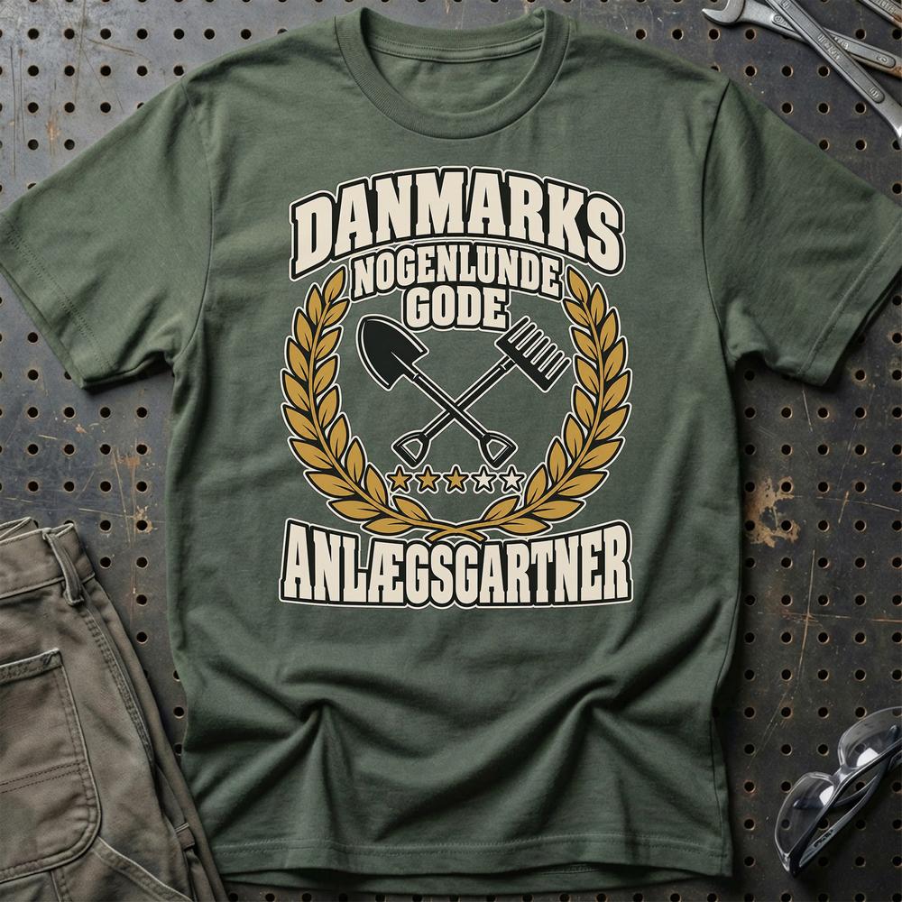 
Produktbillede af Anlægsgartner – Danmarks Nogenlunde Gode T-Shirt