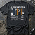 Anlægsgartnerens Timeløn T-Shirt-Beklædning-Garage Culture-Sort-S-Garage Culture Shop- garage - man cave - merchandise