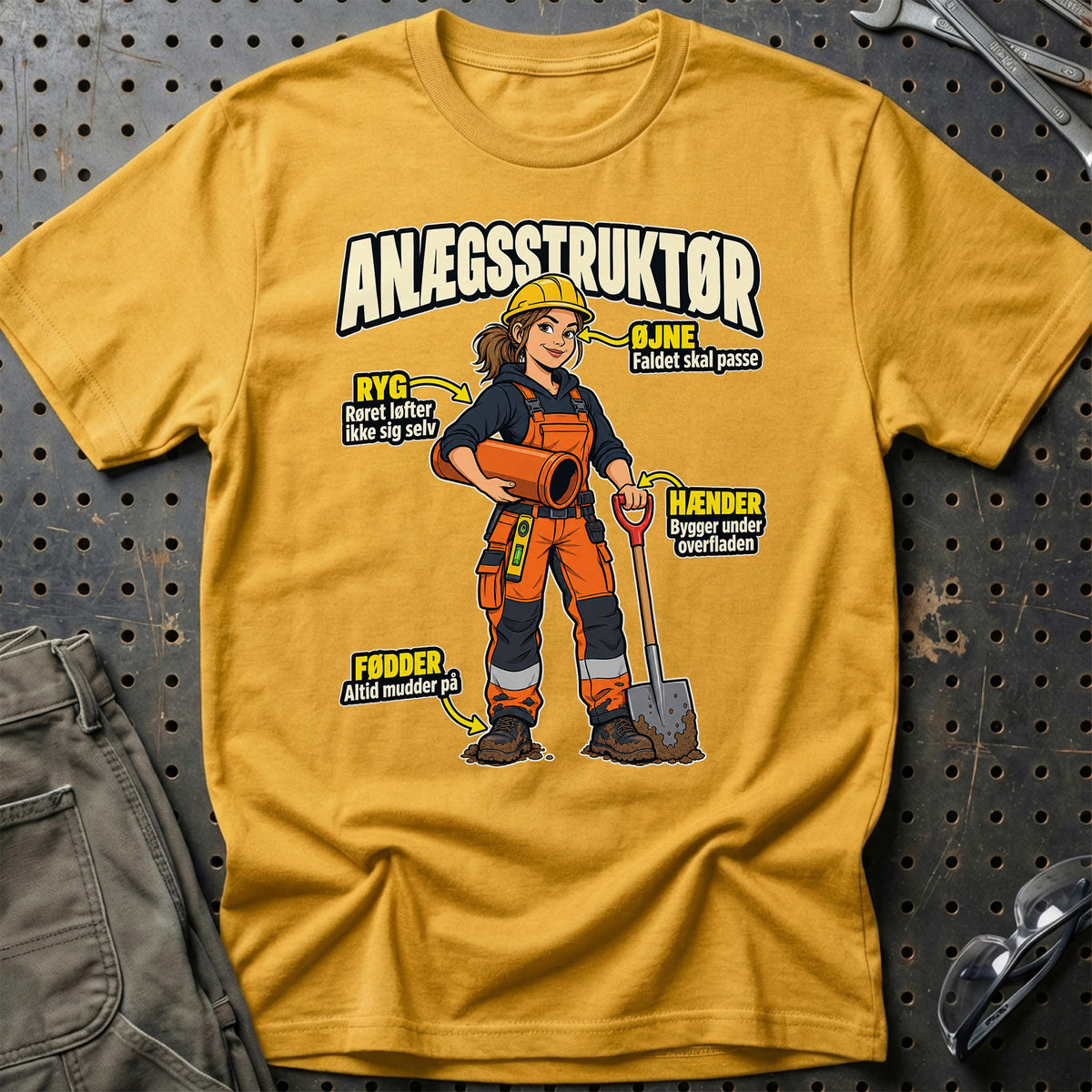
Produktbillede af Anlægsstruktør – Anatomi T-Shirt