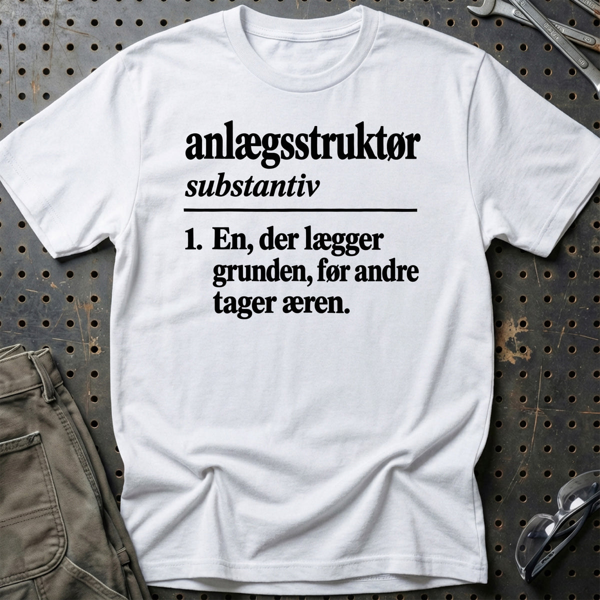 
Anlægsstruktør – Definition T-Shirt – Hvid