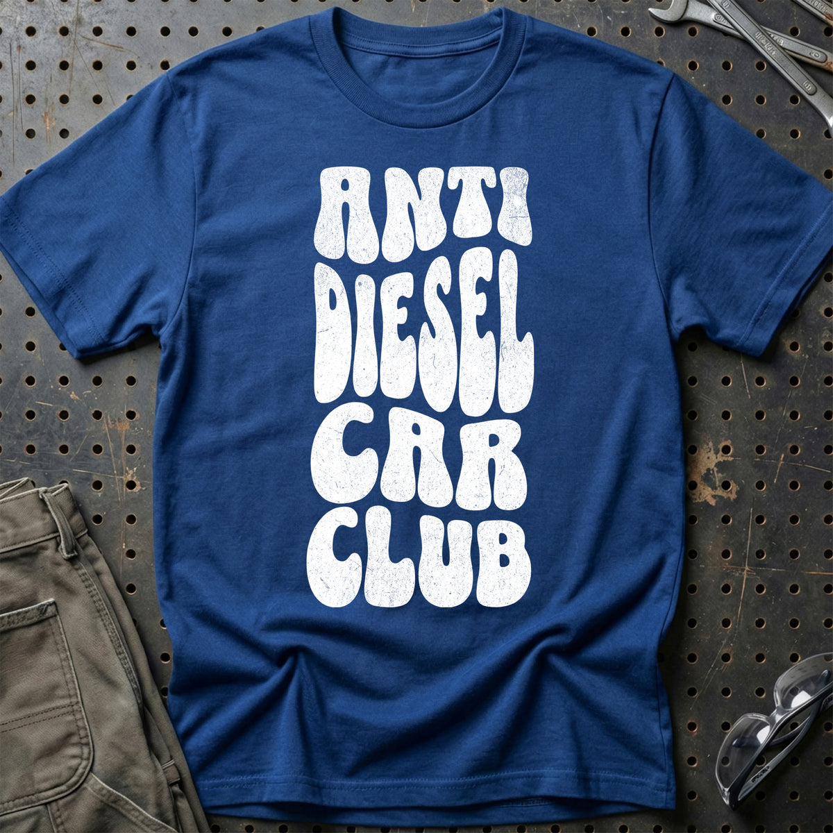 
Anti Diesel Car Club T-Shirt – Blå Royal