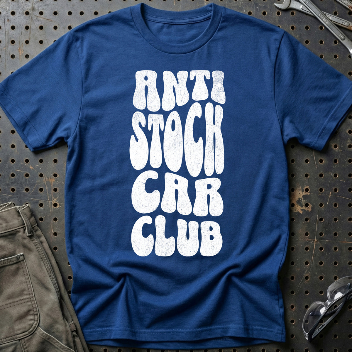 
Anti Stock Car Club T-Shirt – Blå Royal