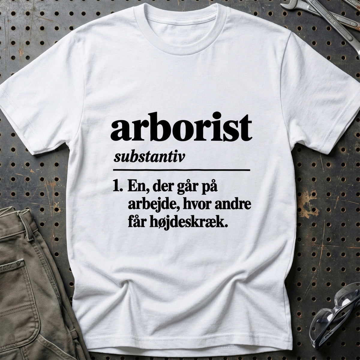 
Arborist – Definition T-Shirt – Hvid