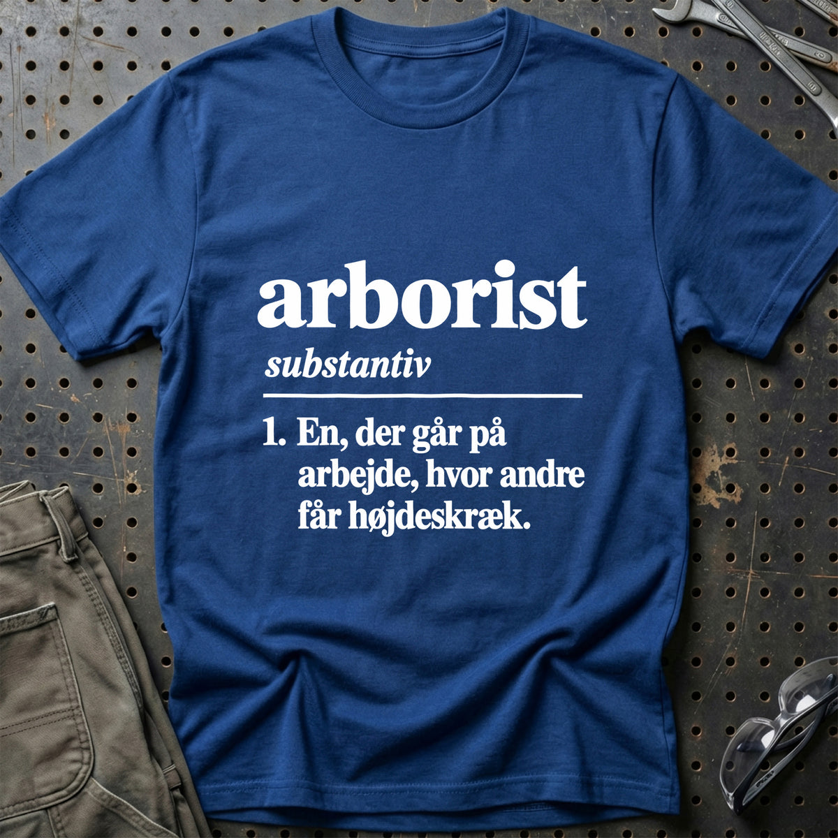 
Arborist – Definition T-Shirt – Blå Royal