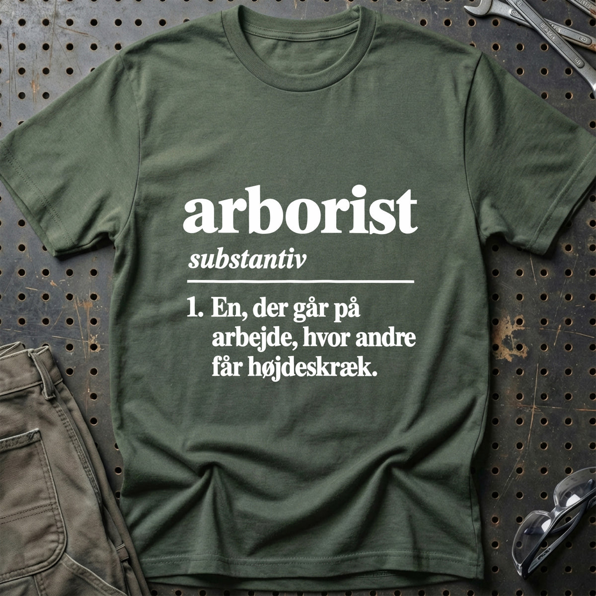 
Arborist – Definition T-Shirt – Grøn Militær
