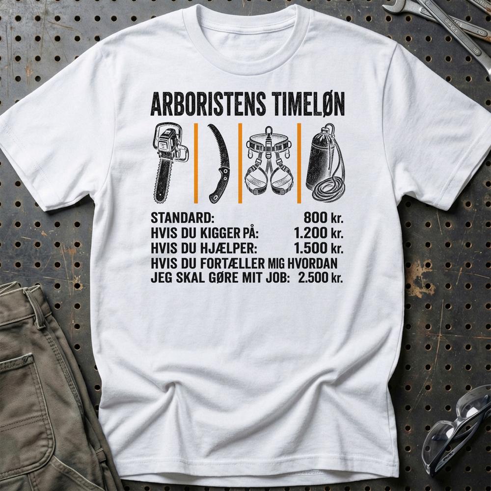
Produktbillede af Arboristens Timeløn T-Shirt