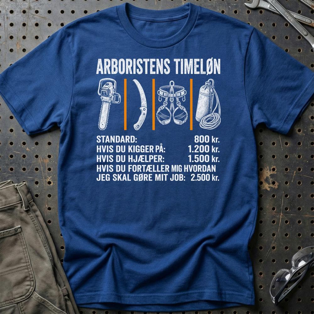 
Produktbillede af Arboristens Timeløn T-Shirt
