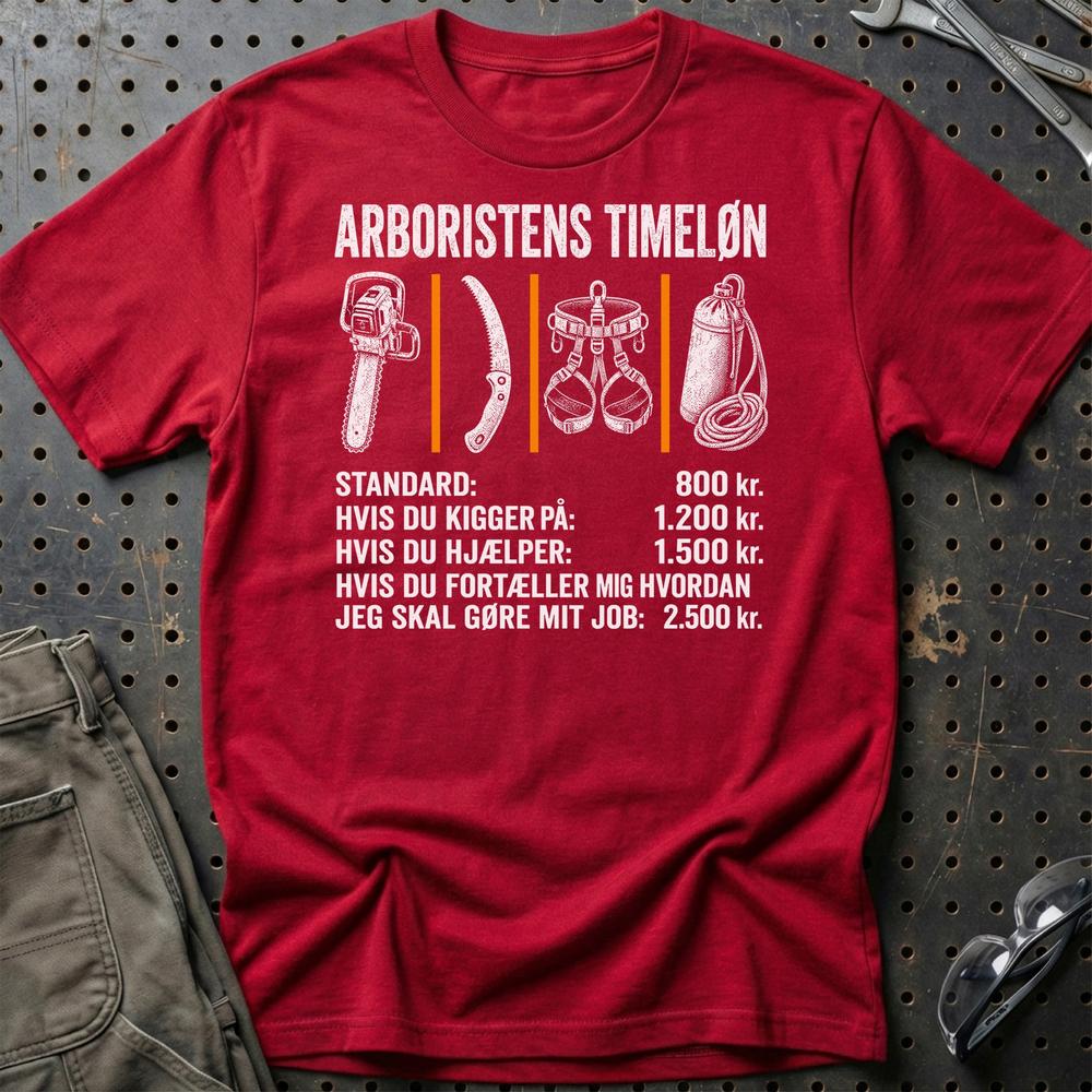 
Produktbillede af Arboristens Timeløn T-Shirt
