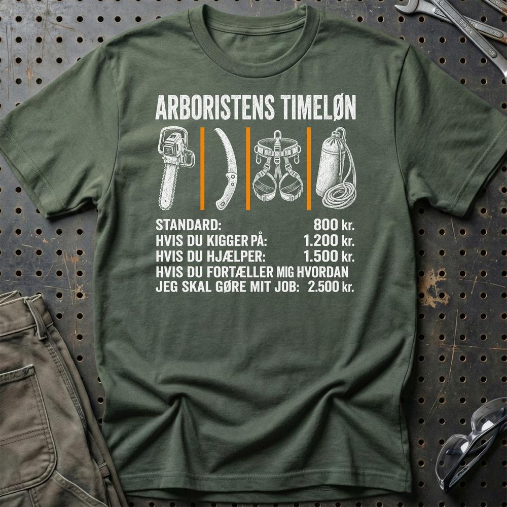 
Produktbillede af Arboristens Timeløn T-Shirt